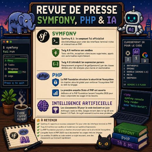 Revue Symfony PHP IA du 26 juin 2026